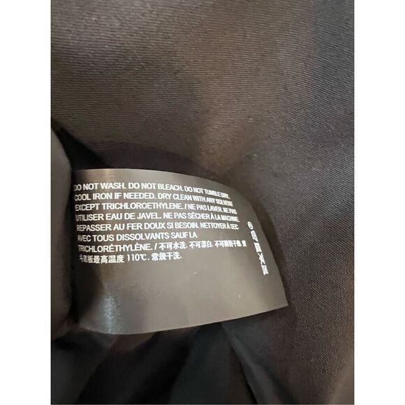 Theory Women's Black Wool Sleeveless Shift Dress Size 12 NWOT D059 - Picture 9 of 9